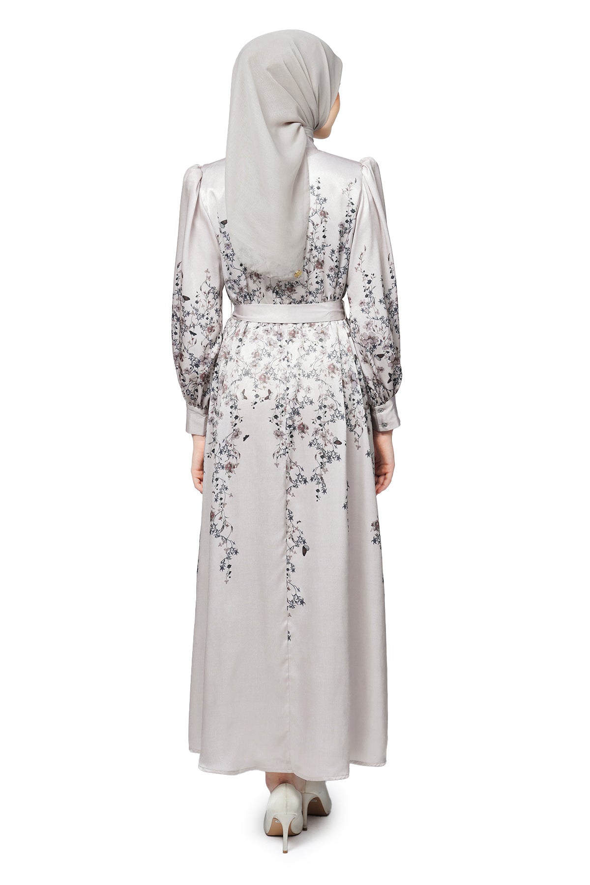 slim fit dress slacks Metamorphosa Tight Dress - Ash Grey