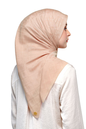 Basic Monogram Scarf - Misty Rose