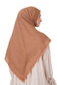 Monogrid Scarf Large - Burnt Orange