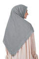 Monogrid Scarf Large - Gray