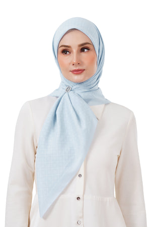 Monogrid Scarf - Skyway
