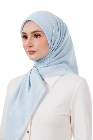 Monogrid Scarf - Skyway