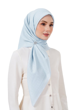 Monogrid Scarf - Skyway
