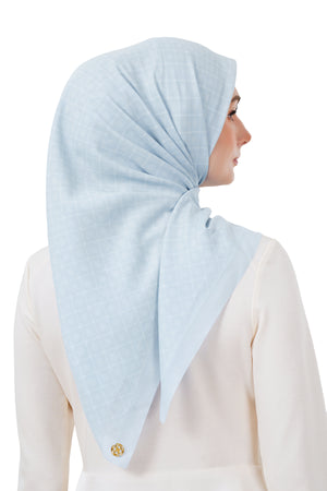 Monogrid Scarf - Skyway
