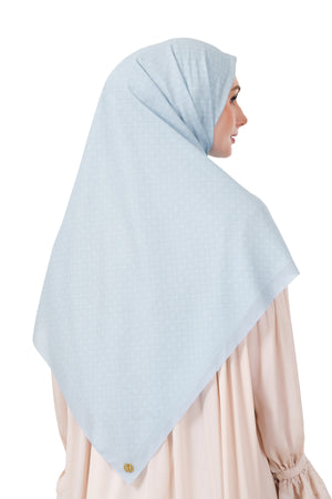 Monogrid Scarf Large - Skyway