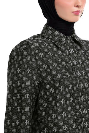 Nada Boxy Shirt - Charcoal