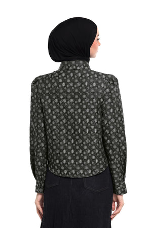 Nada Boxy Shirt - Charcoal