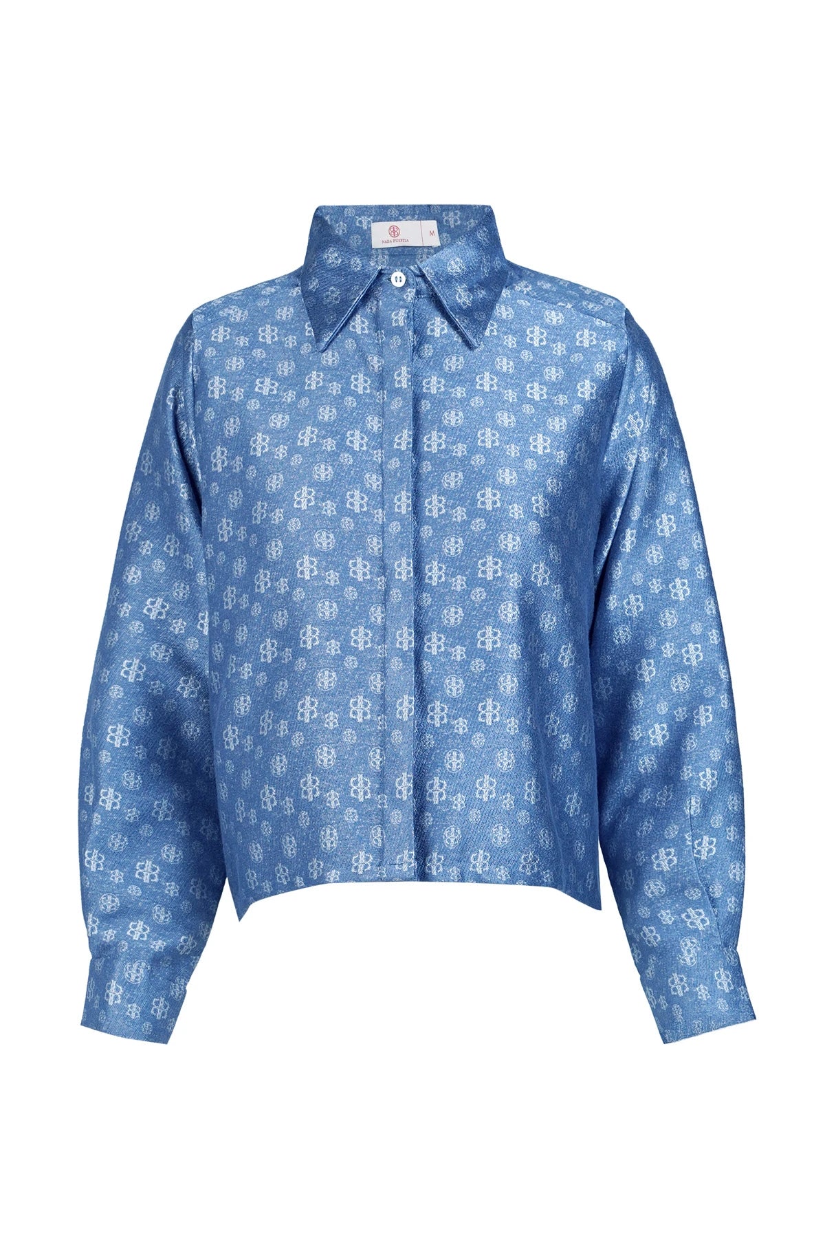 Nada Crop Shirt - Denim