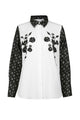 Nada Embroidery Shirt - Charcoal
