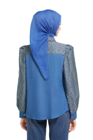 Nada Puffy Shirt - Denim