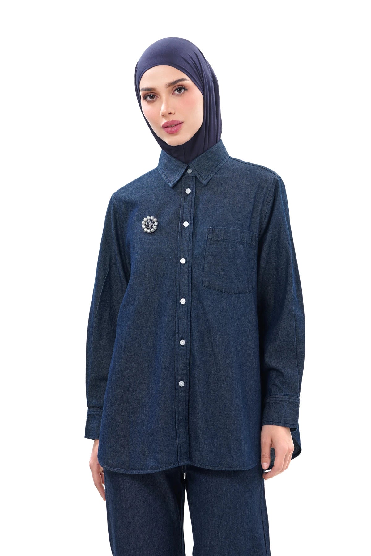 Nala Basic Shirt - Classic Blue