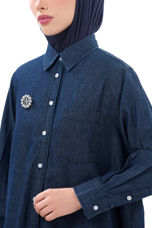 Nala Basic Shirt - Classic Blue