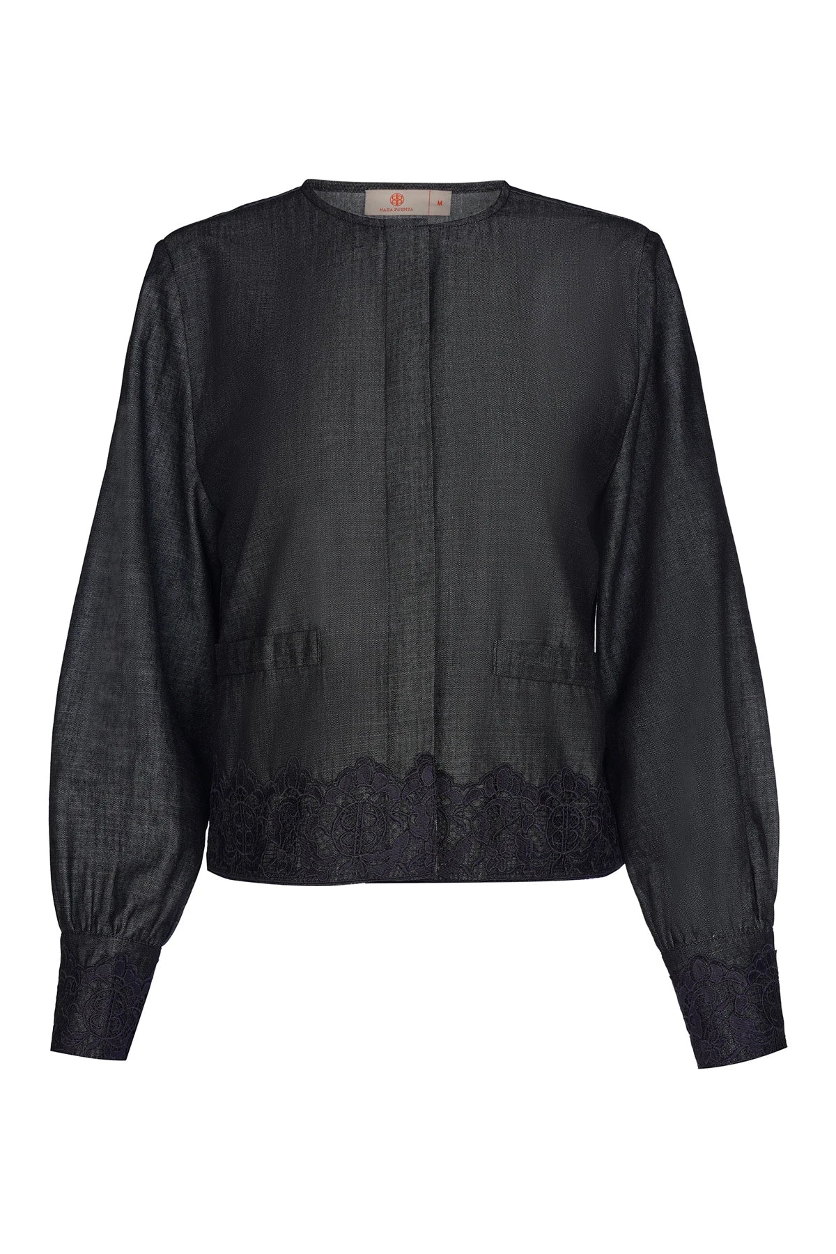 Nala Crop Shirt - Black