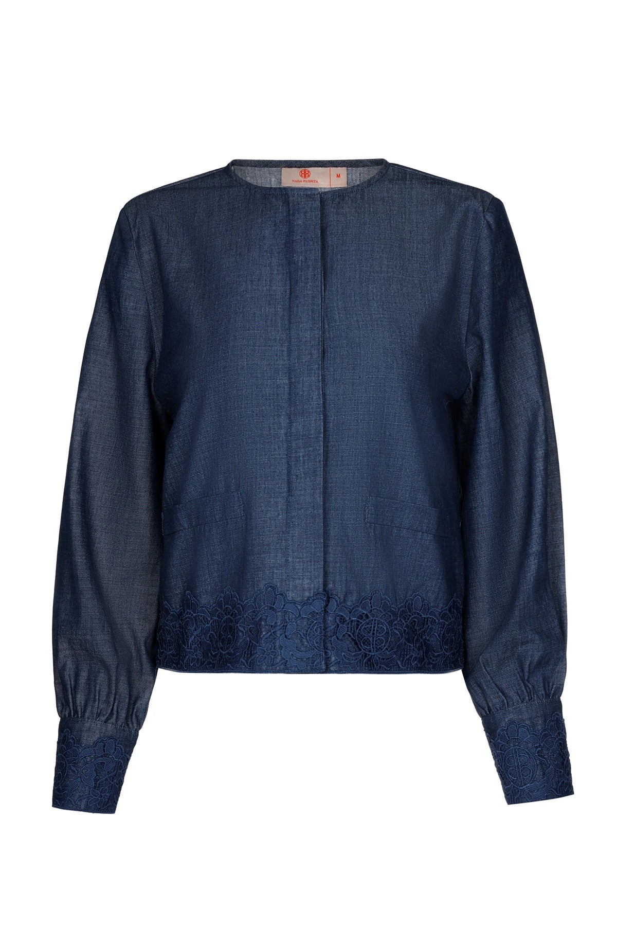 Nala Crop Shirt - Classic Blue