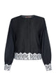 Nala Crop Shirt - Dark Blue