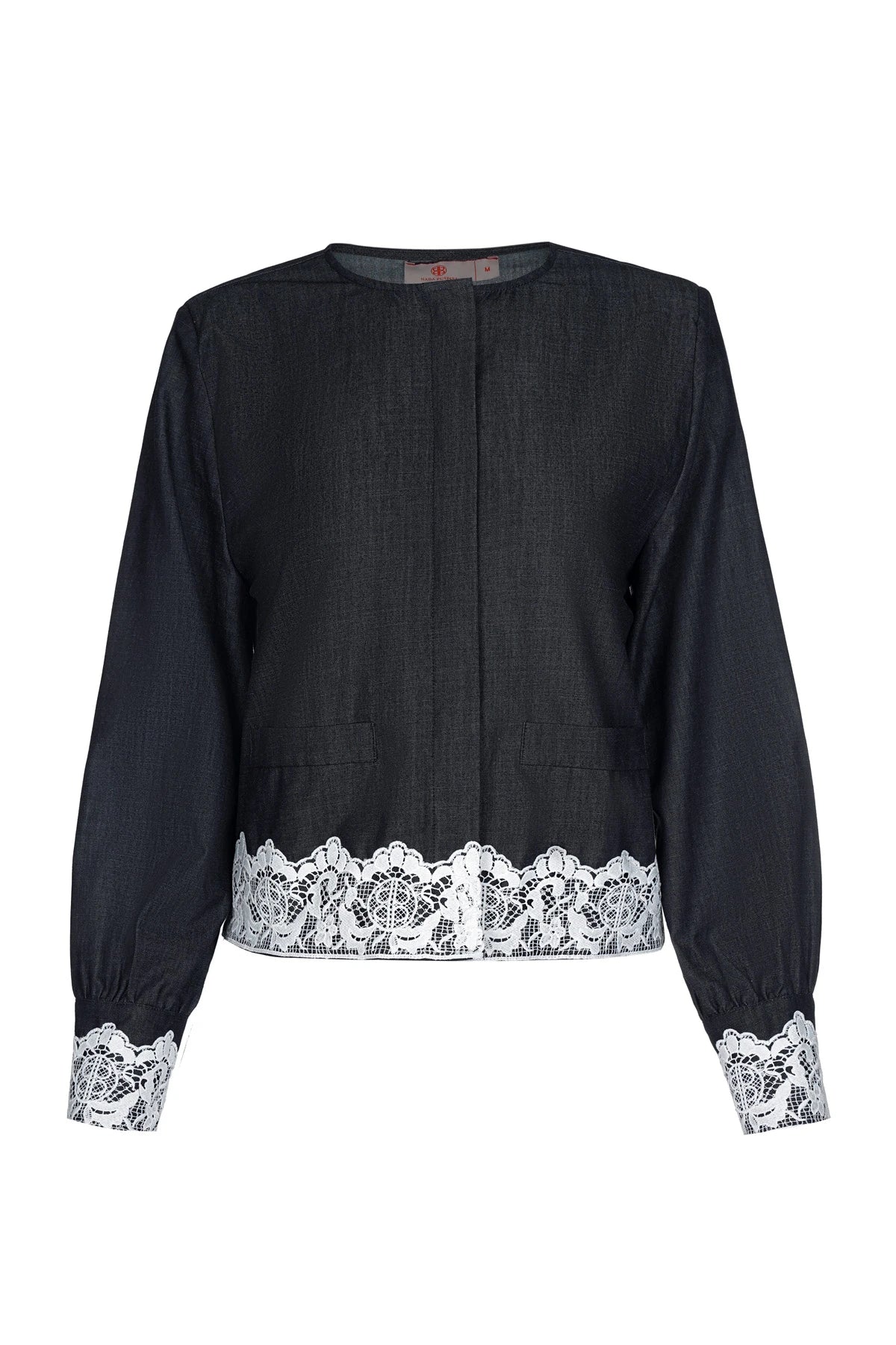 Nala Crop Shirt - Dark Blue
