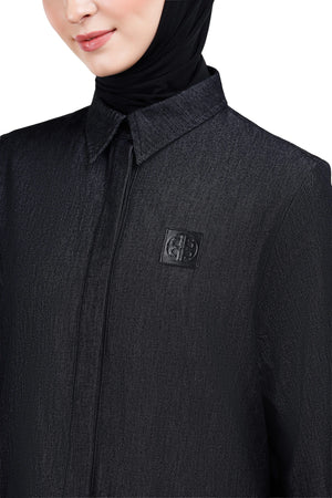 Noa Basic Shirt - Black