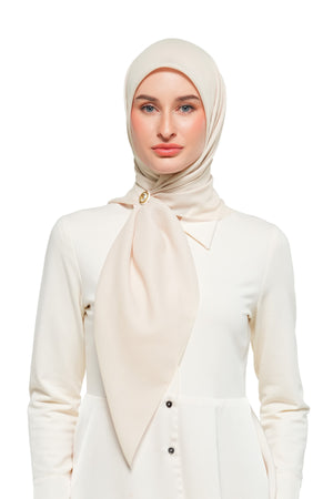 Nada Basic Scarf - Crystal Gray