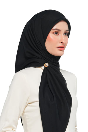 Nada Basic Scarf - Jet Black