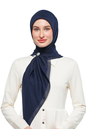Nada Basic Scarf - Maritime Blue