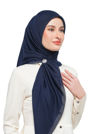 Nada Basic Scarf - Maritime Blue