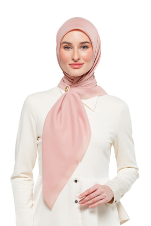Nada Basic Scarf - Misty Rose