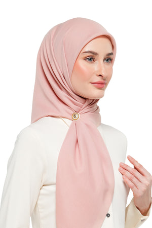 Nada Basic Scarf - Misty Rose