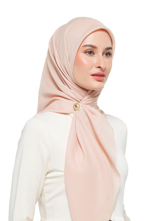 Nada Basic Scarf - Rose Smoke