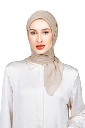 Nada Daily Scarf - Light Taupe