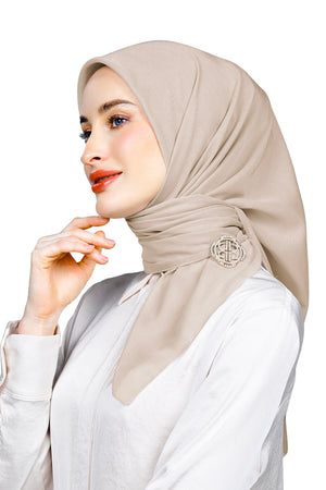 Nada Daily Scarf - Light Taupe