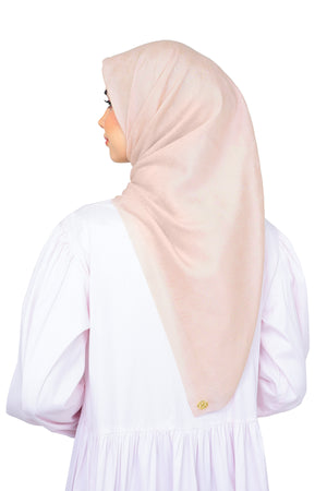 Nada Jacquard Scarf - Pale Pink