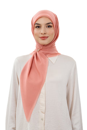 Nada Voile Scarf - Mauve Glow