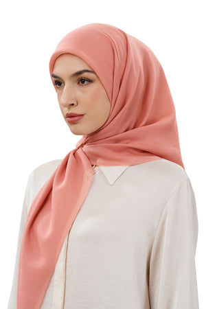 Nada Voile Scarf - Mauve Glow