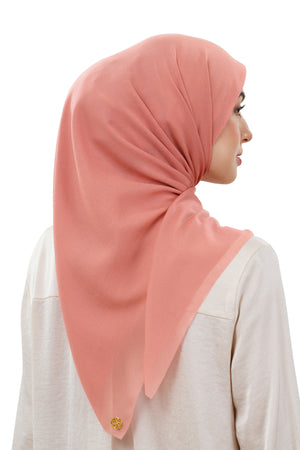 Nada Voile Scarf - Mauve Glow