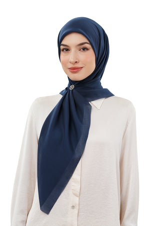 Nada Voile Scarf - Medieval Blue