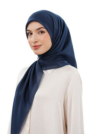 Nada Voile Scarf - Medieval Blue