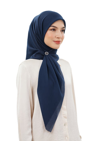 Nada Voile Scarf - Medieval Blue