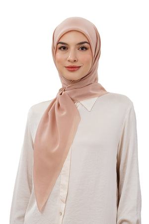 Nada Voile Scarf - Pale Mauve