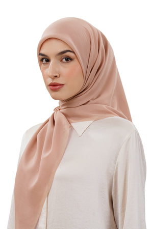 Nada Voile Scarf - Pale Mauve