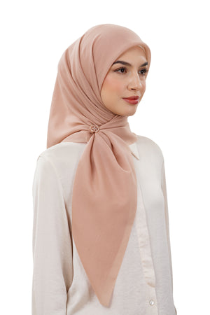 Nada Voile Scarf - Pale Mauve
