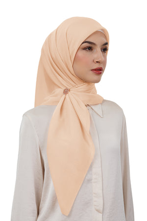 Nada Voile Scarf - Salsa Rosa