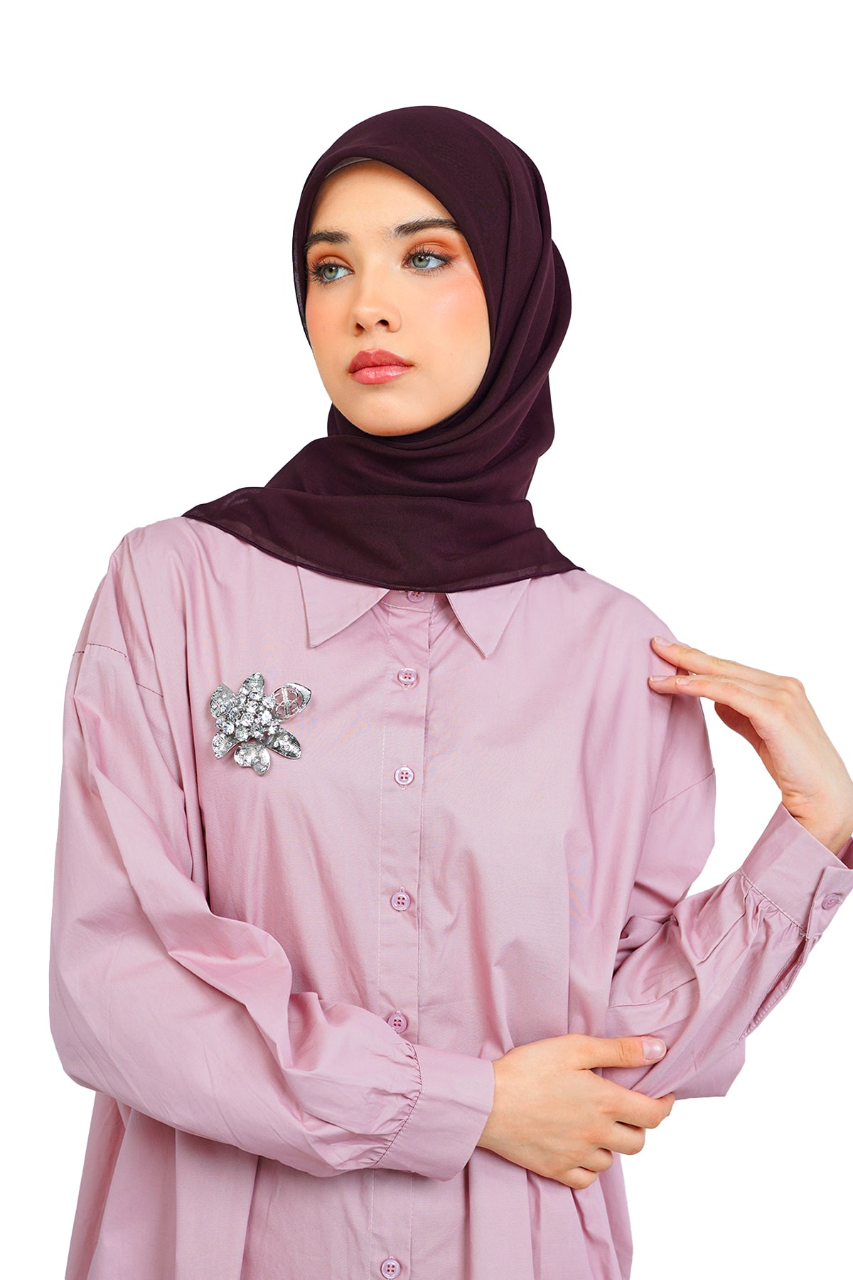 Nada Daily Scarf - Pomegranate