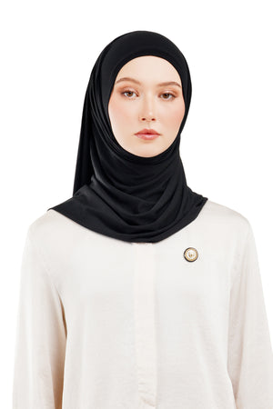 Noora Instant Shawl - Black
