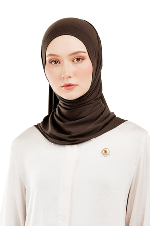Noora Instant Shawl - Choco