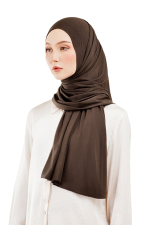 Noora Instant Shawl - Choco