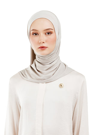 Noora Instant Shawl - Overcast