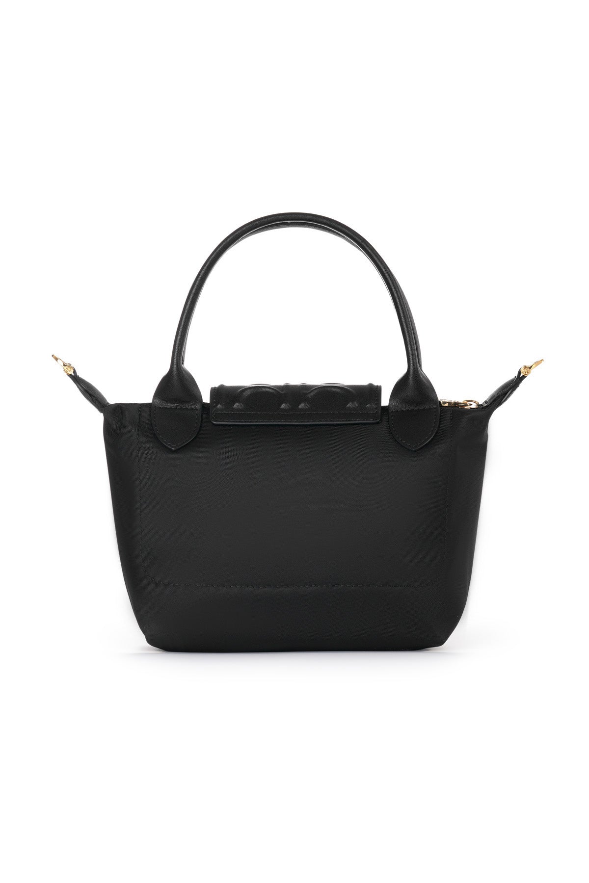 Nylon Small Tote Bag - Black