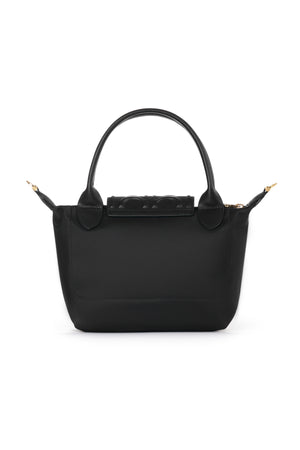 Nylon Small Tote Bag - Black