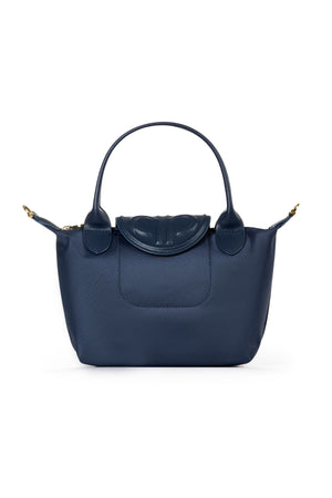Nylon Small Tote Bag - Navy