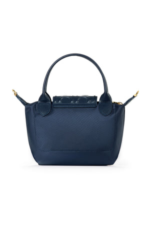 Nylon Small Tote Bag - Navy